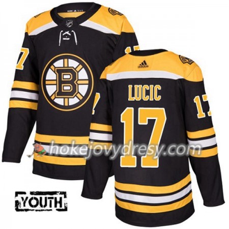 Dětské Hokejový Dres Boston Bruins Milan Lucic 17 Adidas 2017-2018 Černá Authentic